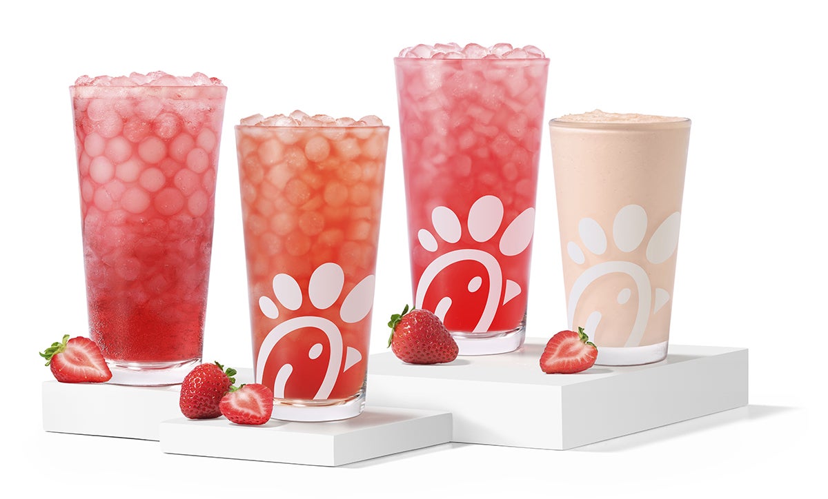 Strawberry Hibiscus Drinks