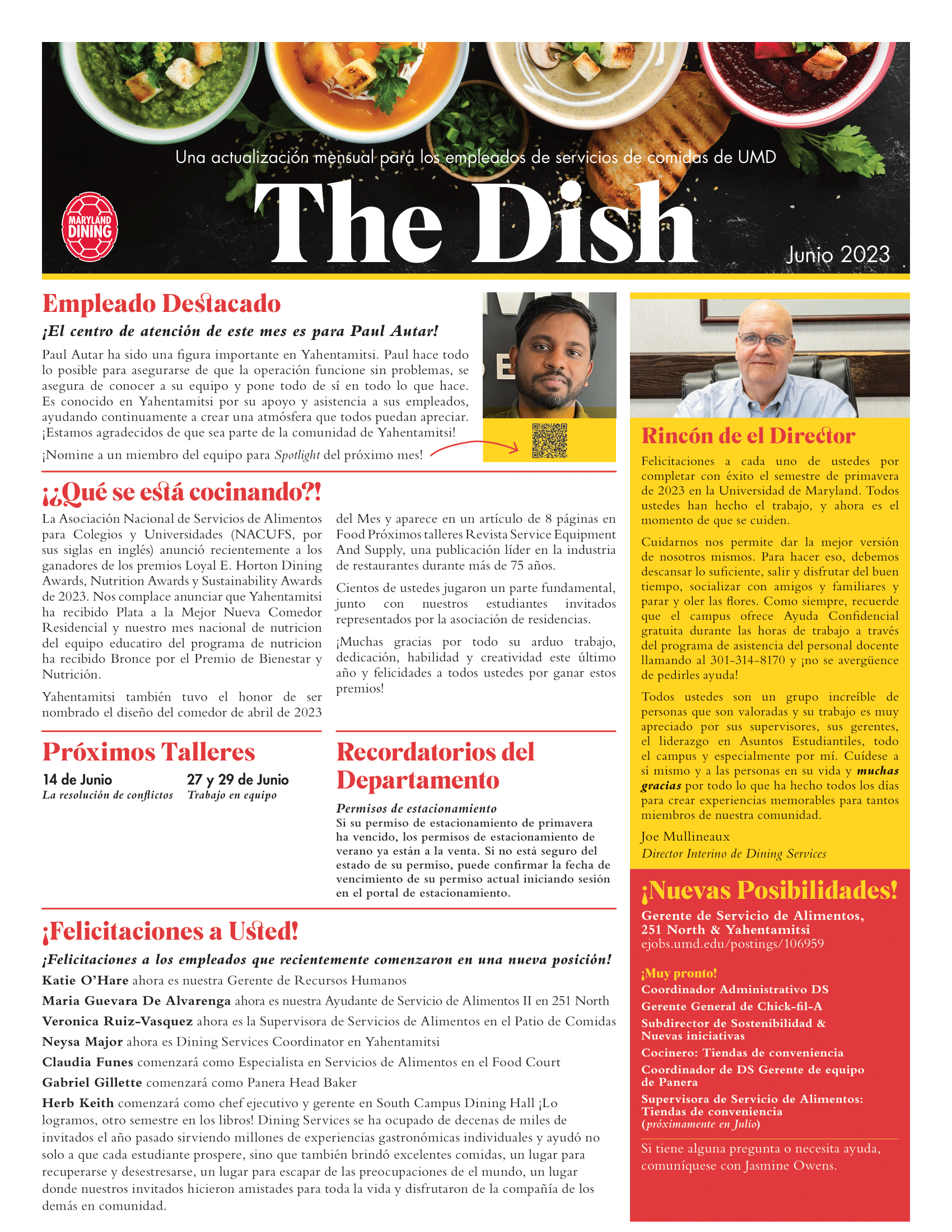 the dish june spanish