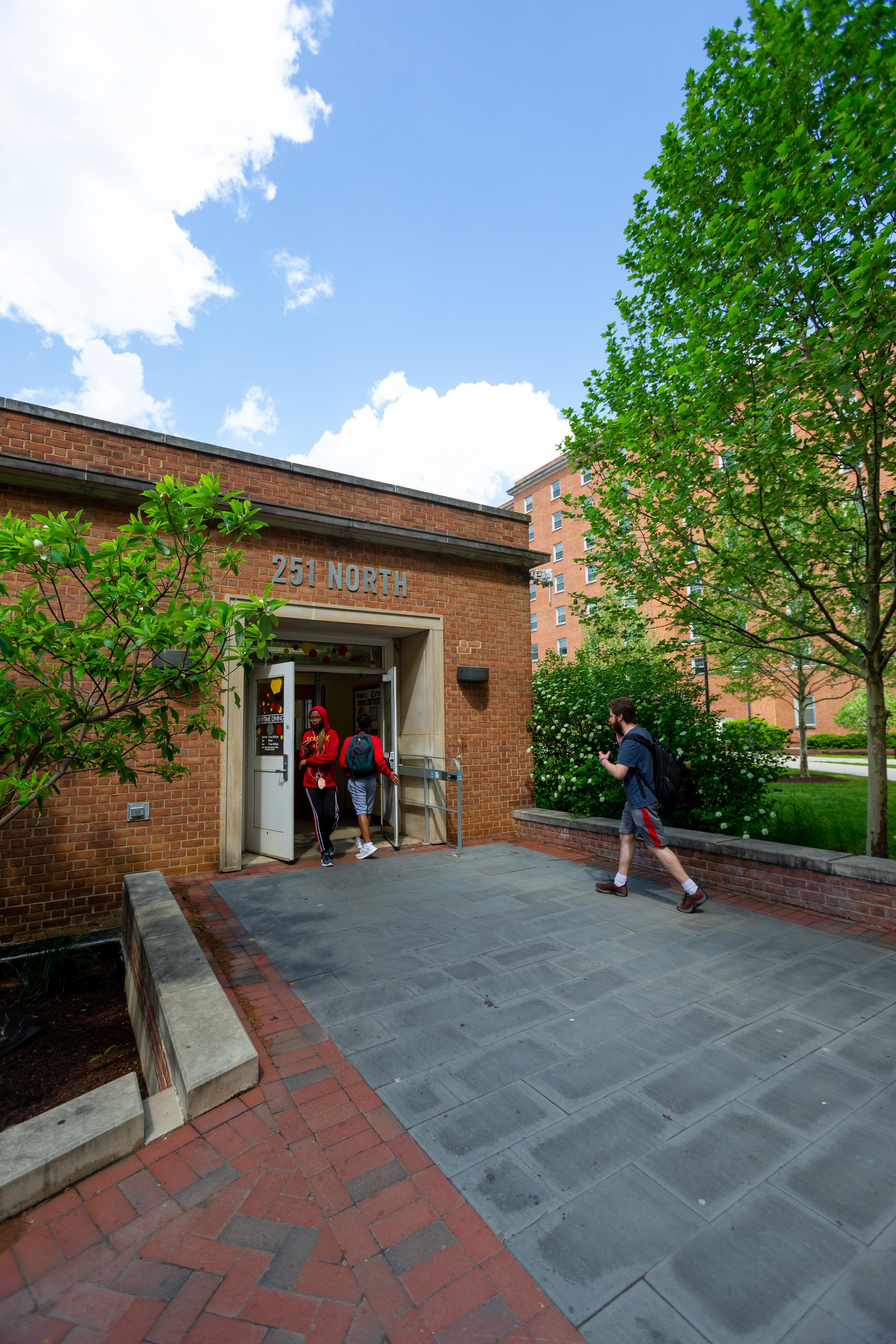 Entrance of 251 North Dining Hall