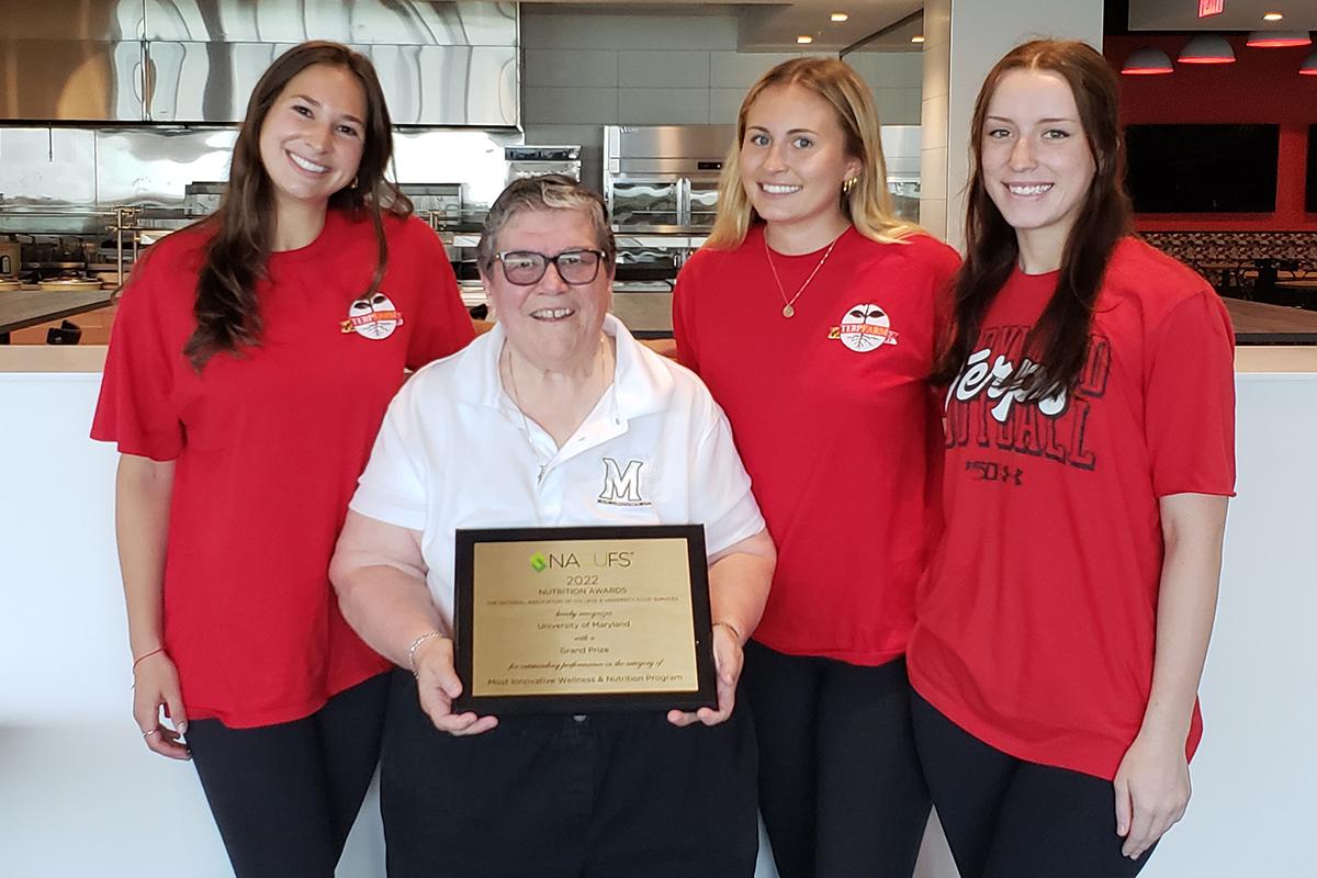 Nutrition Team with their award